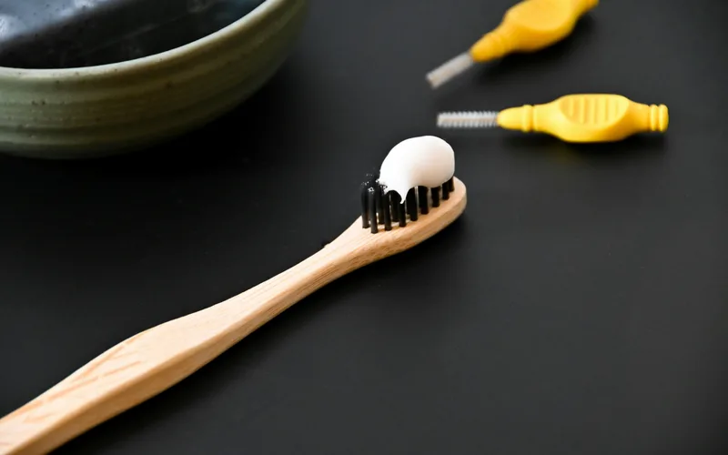 Toothbrush and dental care essentials for maintaining oral hygiene during the holidays