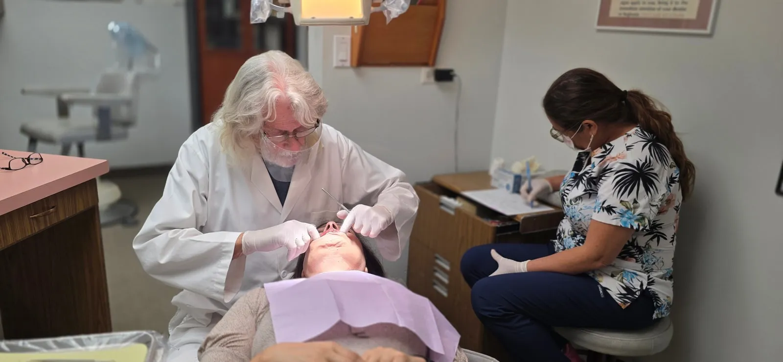 Dr. Richard Baldwin providing gentle dental care in Huntington Beach, California